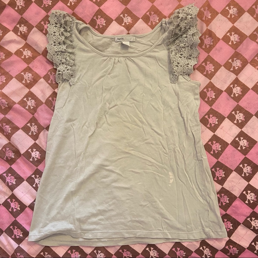 Gap Kids Blueish Gray Top